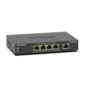 Picture of 5-Port Gigabit Ethernet PoE+ Smart Managed Plus Switch